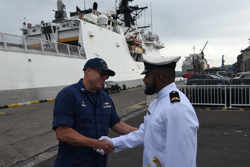 U.S. Coast Guard Cutter Munro visits Suva, Fiji during Operation Blue Pacific