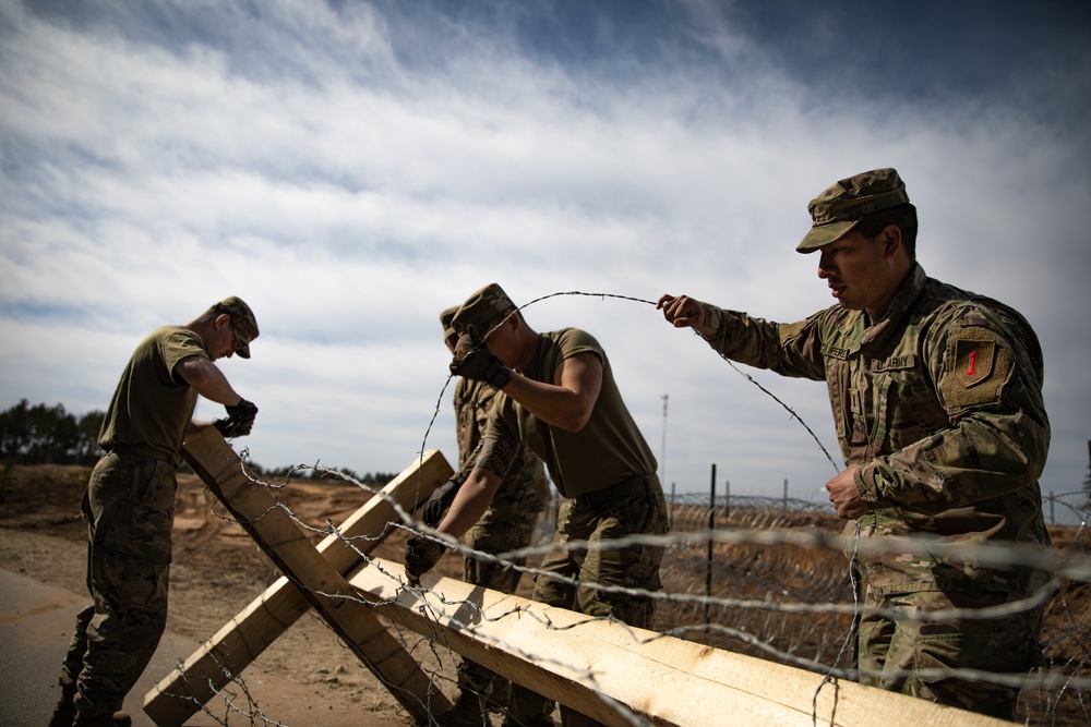 Force Protection Drill at Camp Herkus