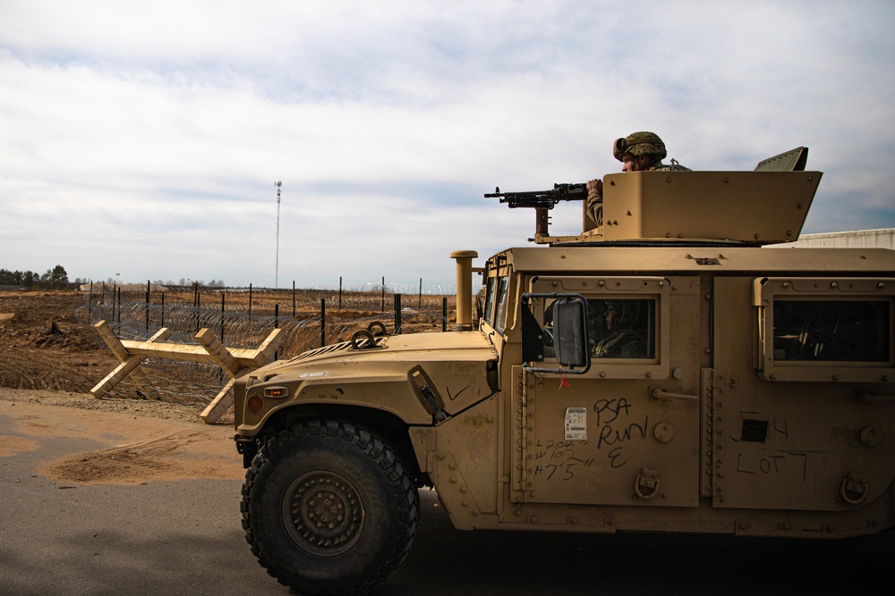 Force Protection Drill at Camp Herkus