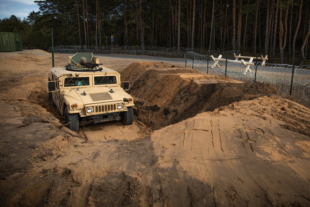 Force Protection Drill at Camp Herkus