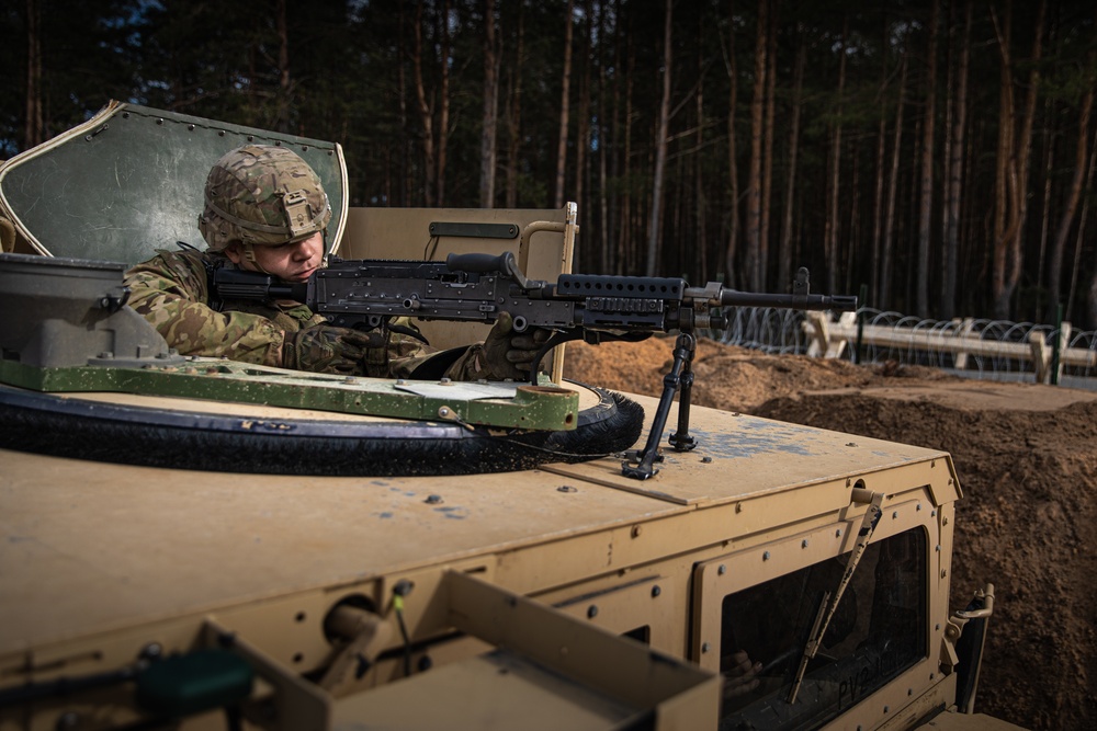 Force Protection Drill at Camp Herkus