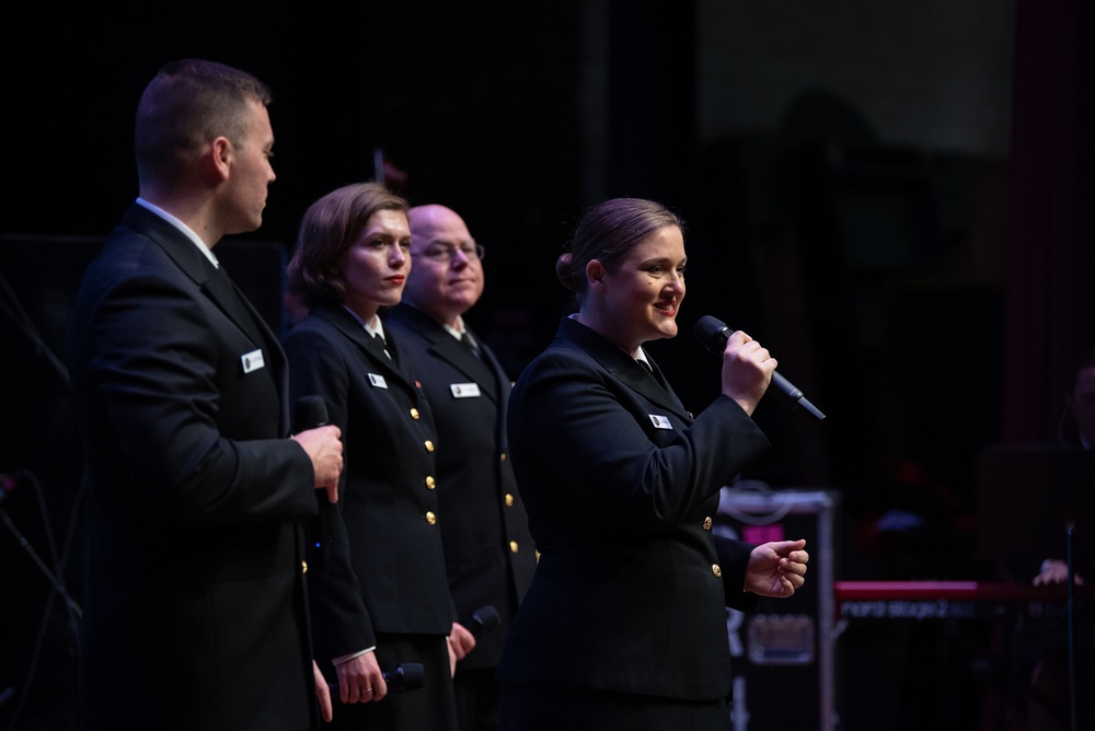 Navy Band visits Marion, Ohio