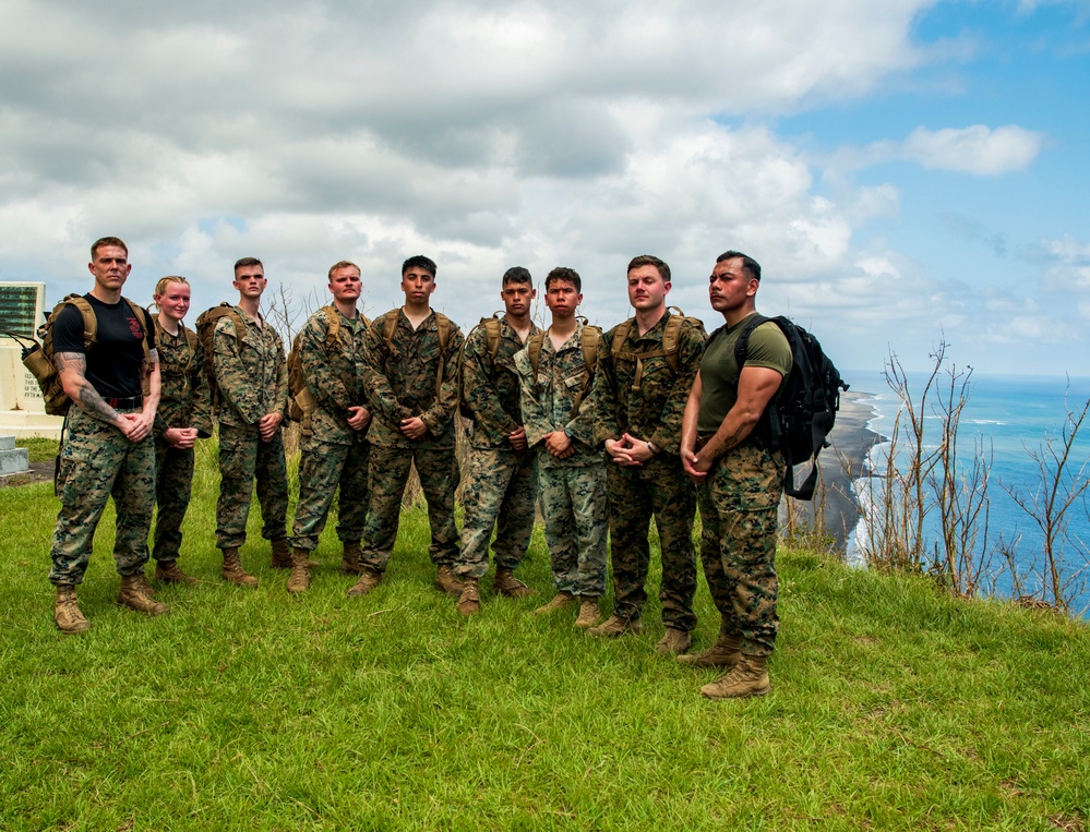 Marines Graduate MCMAP at Iwo Jima