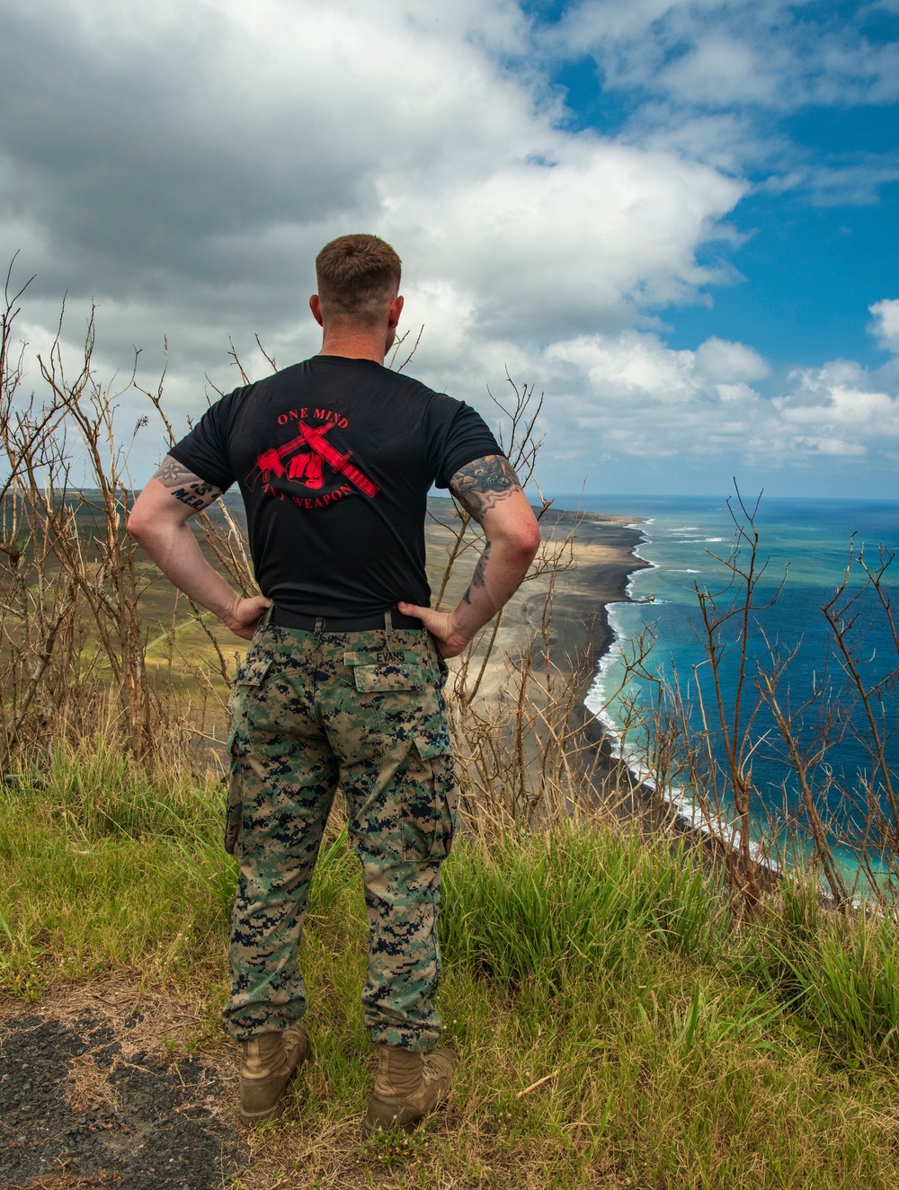 Marines Graduate MCMAP at Iwo Jima