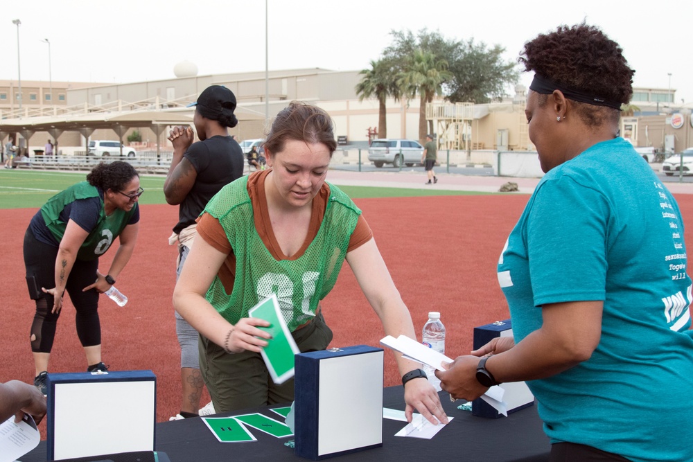 401st AFSB recognizes SAAPM with scavenger hunt