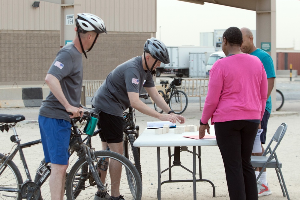 401st AFSB recognizes SAAPM with scavenger hunt