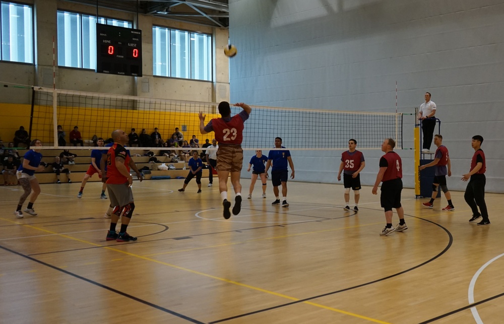 Bavaria’s 589th BSB triumphs over SETAF-AF to win 2022 IMCOM-E Unit Level Volleyball Tournament