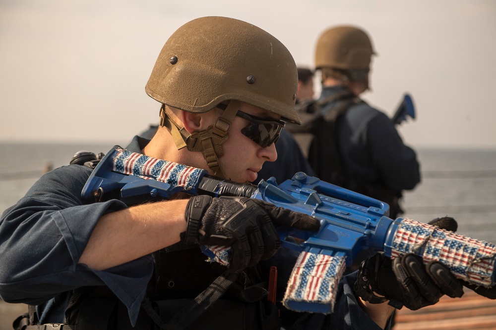 USS Sampson Visit, Board, Search, and Seizure Drills