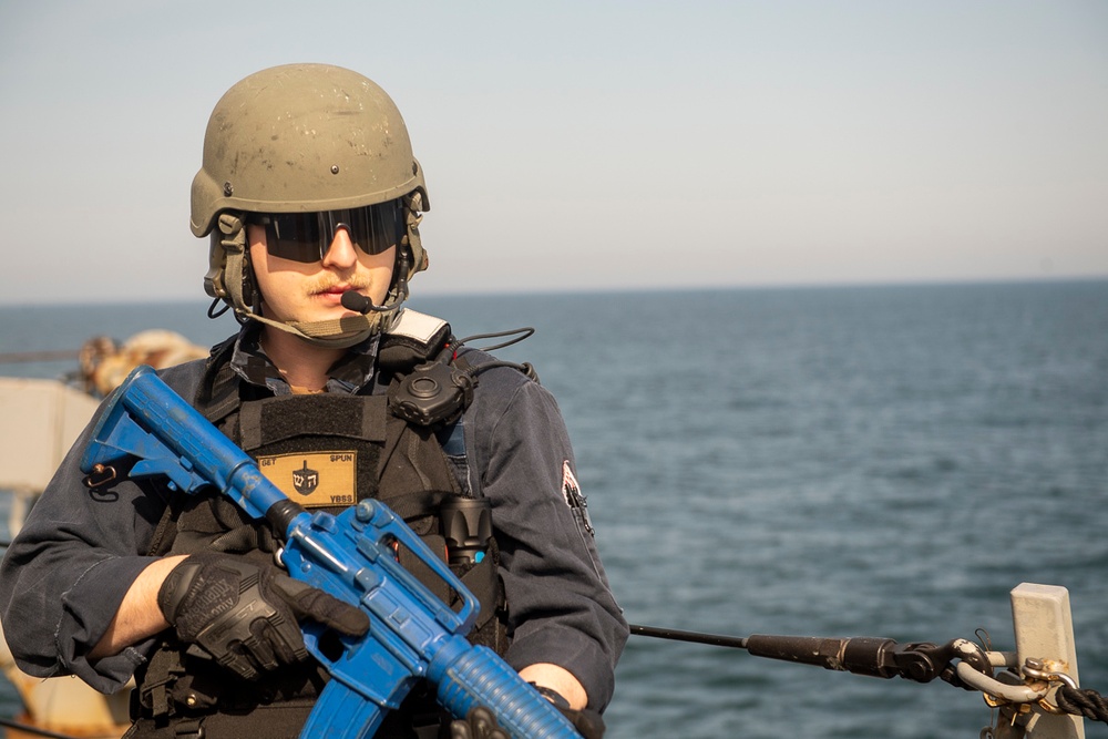 USS Sampson Visit, Board, Search, and Seizure Drills