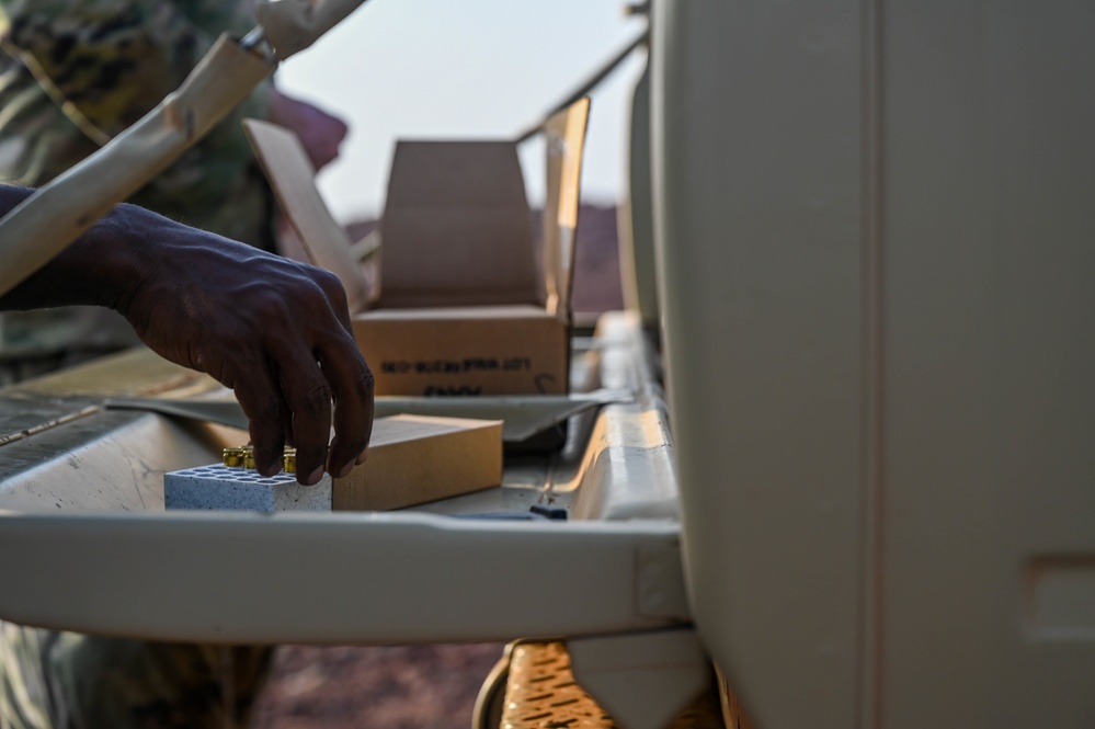 SFAB Trains Djiboutian Forces at the Range