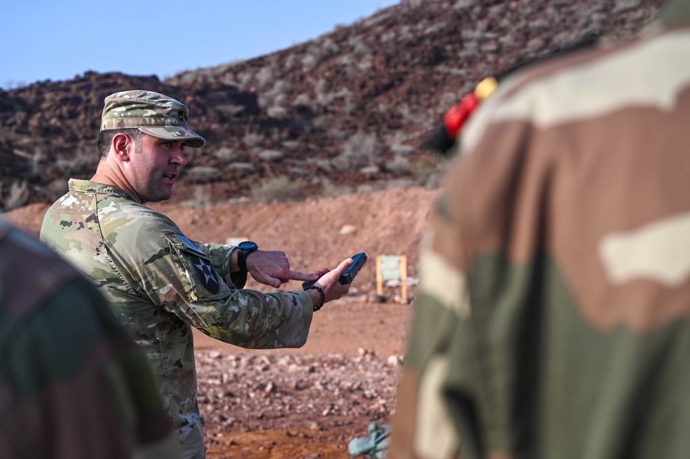 SFAB Trains Djiboutian Forces at the Range