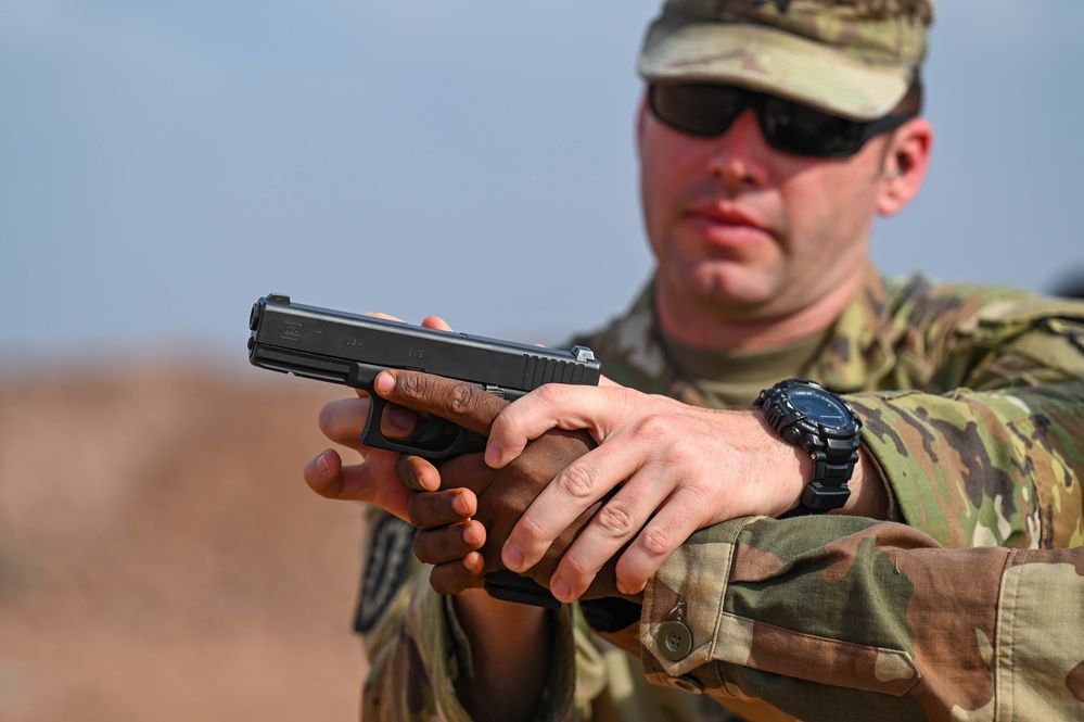 SFAB Trains Djiboutian Forces at the Range