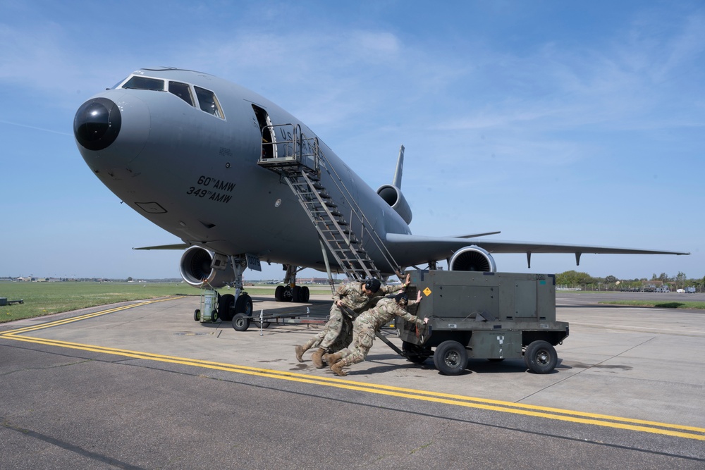 Joint Base Mcguire-Dix-Lakehurst and Travis AFB support RAF Mildenhall