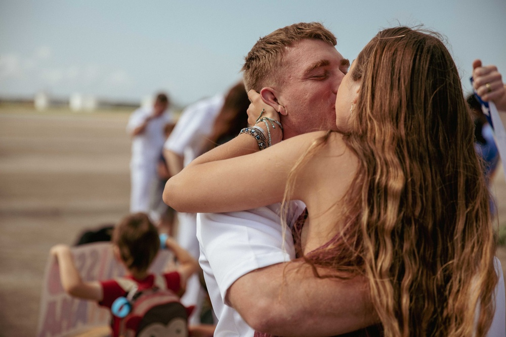 USS Billings Blue Crew Returns Home after U.S. 4th Fleet Deployment