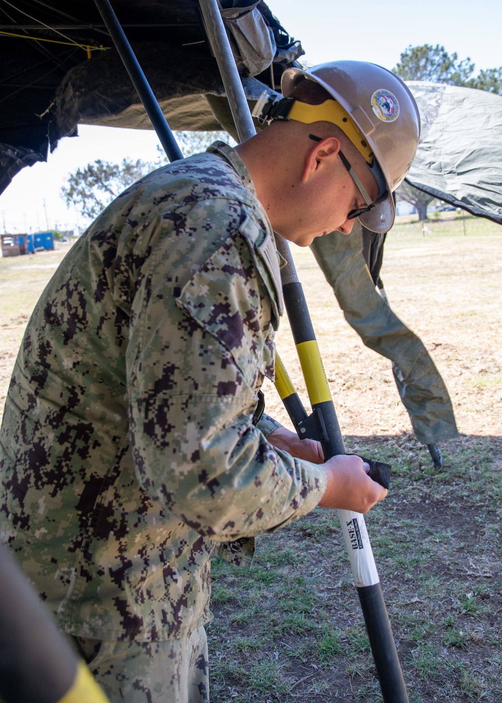 US Navy Seabees with NMCB-5 start Command Post Exercise Two