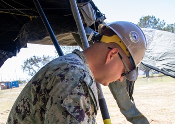 US Navy Seabees with NMCB-5 start Command Post Exercise Two