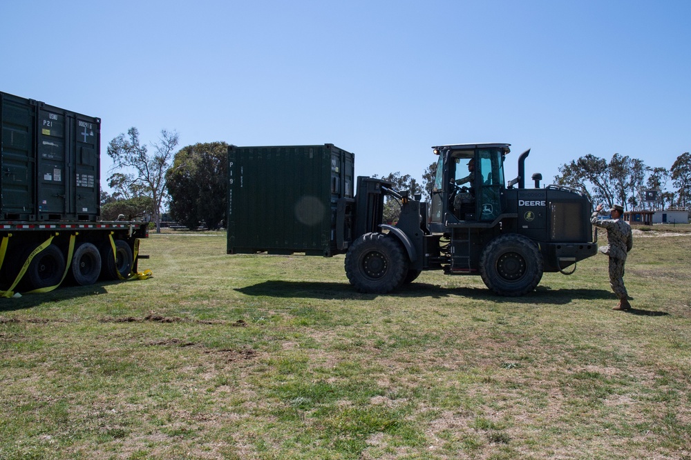 US Navy Seabees with NMCB-5 start Command Post Exercise Two