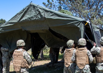 US Navy Seabees with NMCB-5 start Command Post Exercise Two