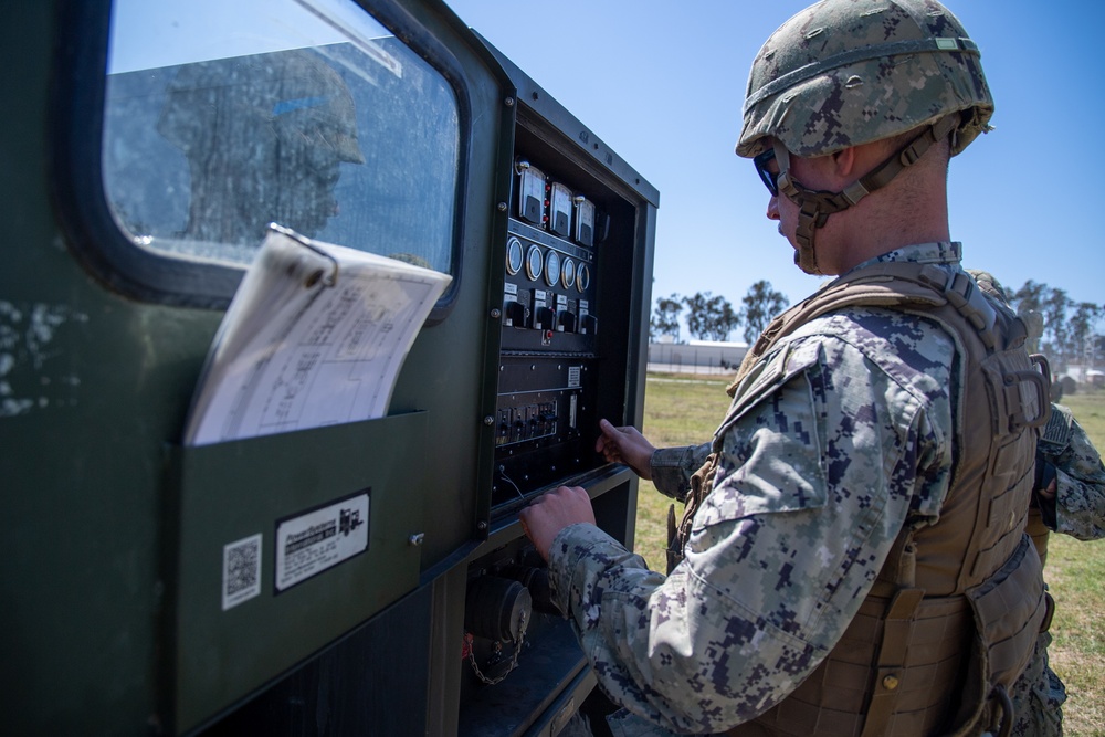 US Navy Seabees with NMCB-5 start Command Post Exercise Two