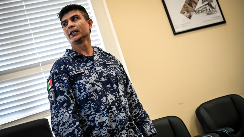 General Eduardo Enrique Zapateiro Altamiranda visits the IADC, Speaks to Students