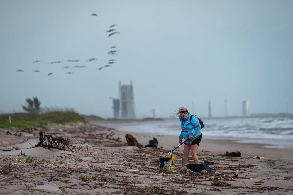 Cape Canaveral Space Force Station Beach Clean-up