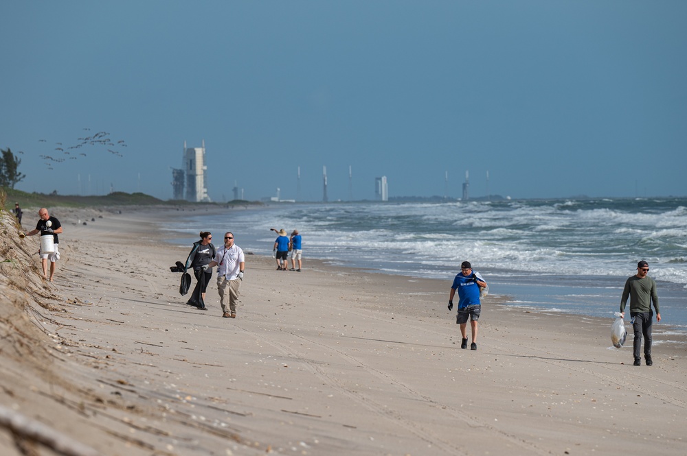Cape Canaveral Space Force Station Beach Clean-up