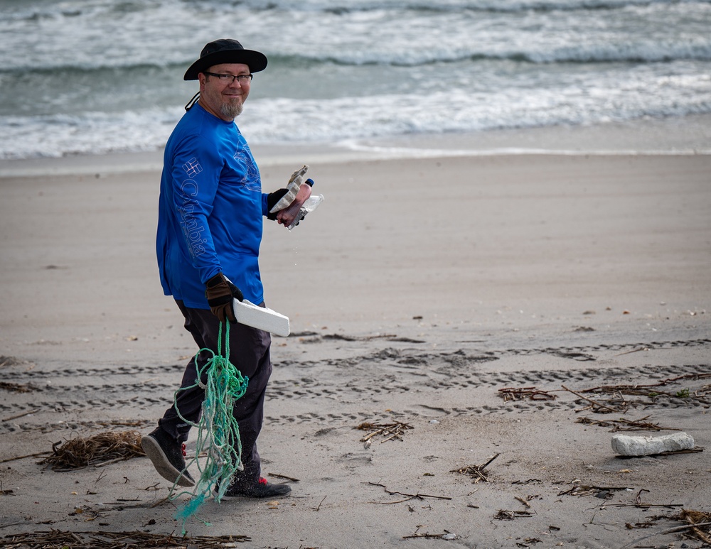 Cape Canaveral Space Force Station Beach Clean-up