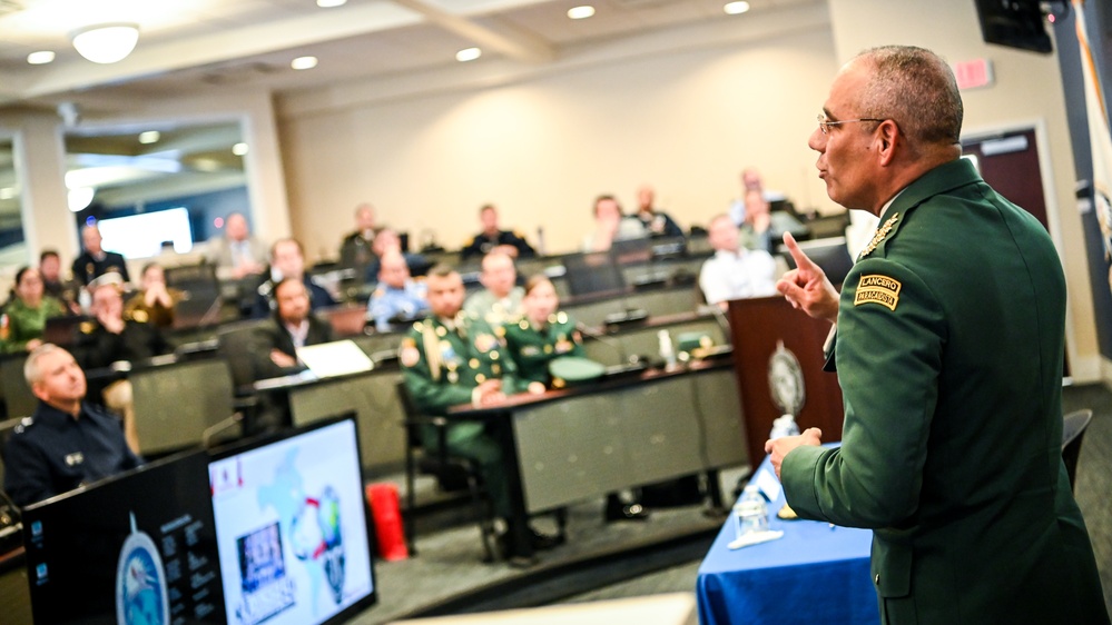 General Eduardo Enrique Zapateiro Altamiranda visits the IADC, Speaks to Students