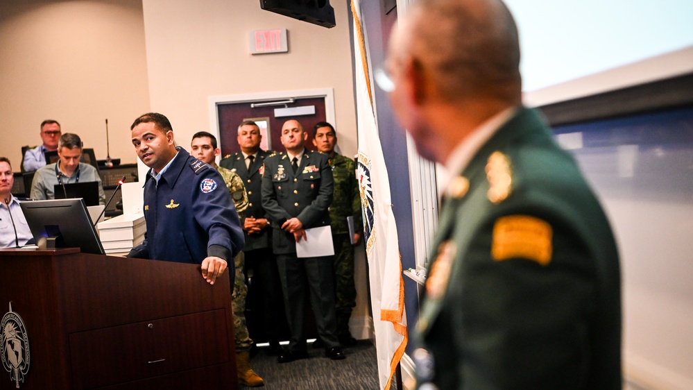 General Eduardo Enrique Zapateiro Altamiranda visits the IADC, Speaks to Students