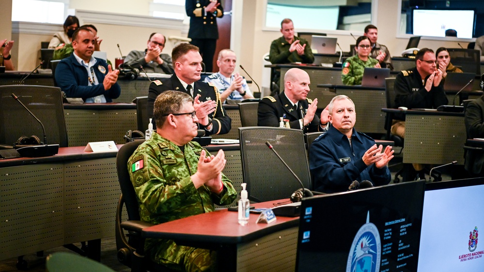 General Eduardo Enrique Zapateiro Altamiranda visits the IADC, Speaks to Students