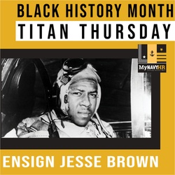 Black History Month Graphic - Ensign Jesse Brown [Image 13 of 15]