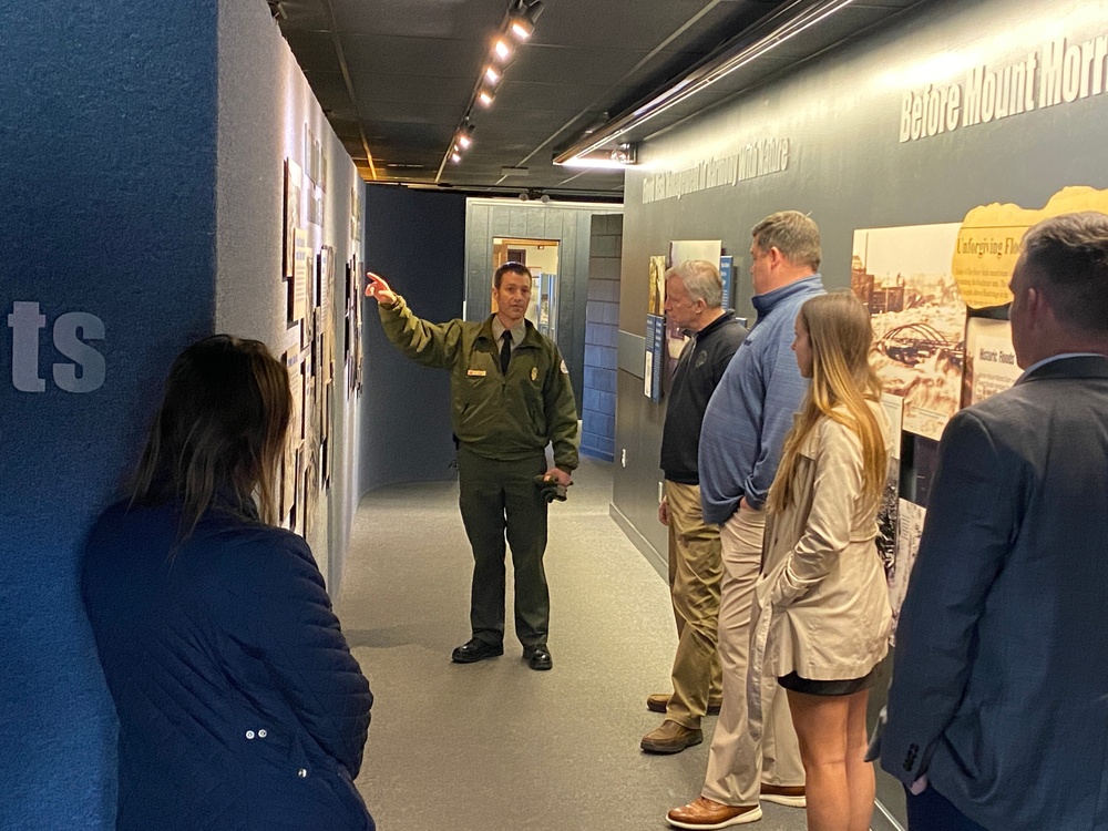 Rep. Jacobs at Mount Morris Dam