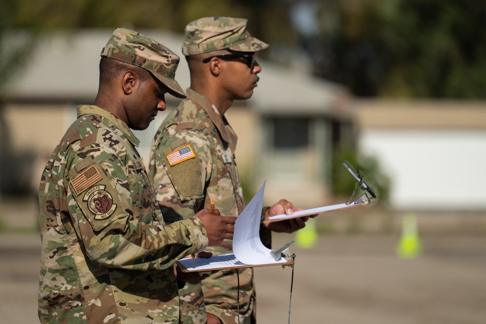 Airmen judge California Cadet Corps statewide drill competition