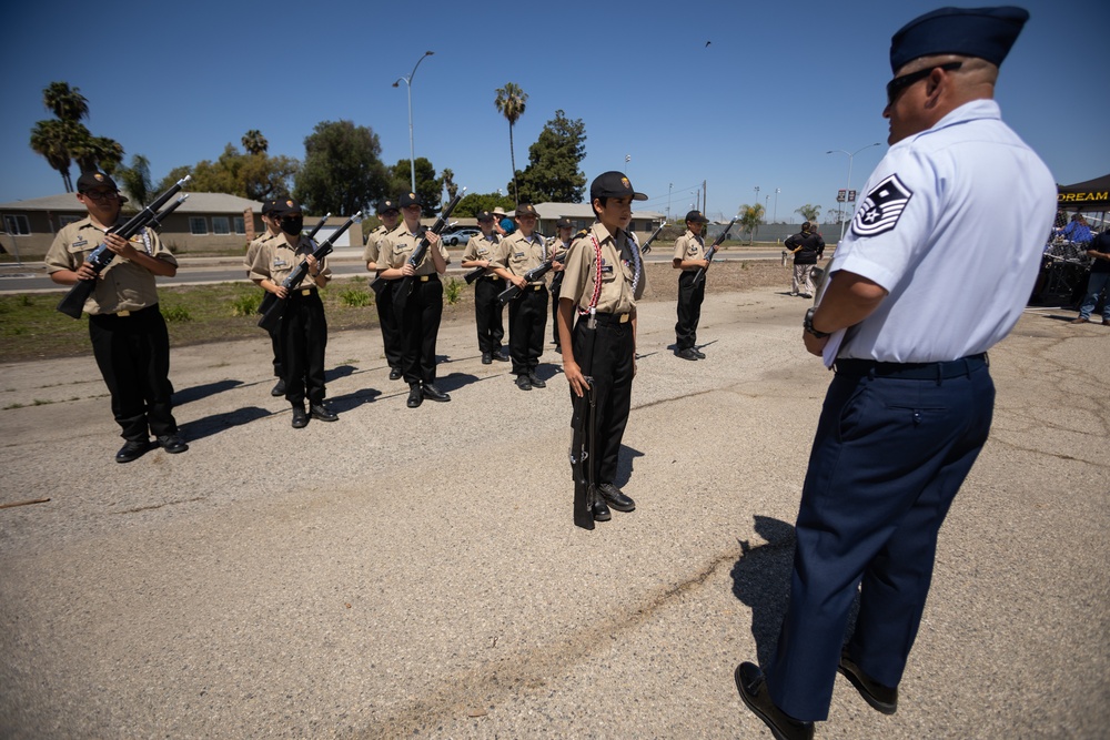 Airmen judge California Cadet Corps statewide drill competition