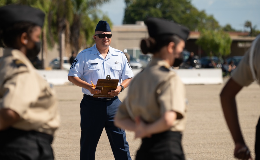 Airmen judge California Cadet Corps statewide drill competition