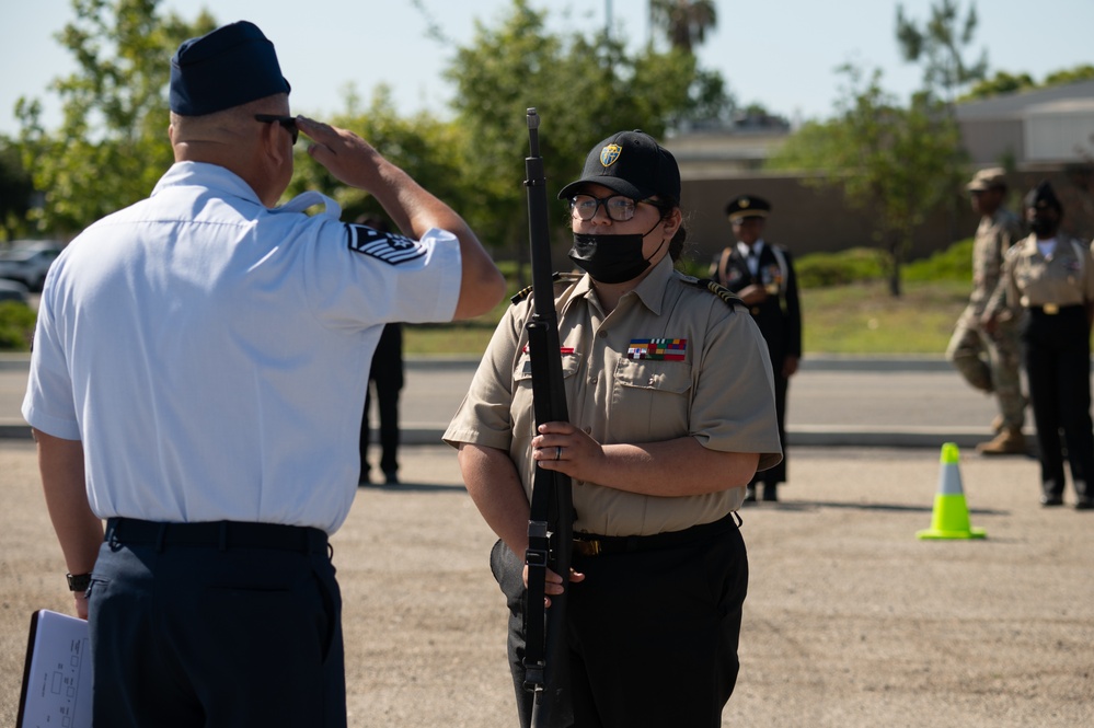 Airmen judge California Cadet Corps statewide drill competition