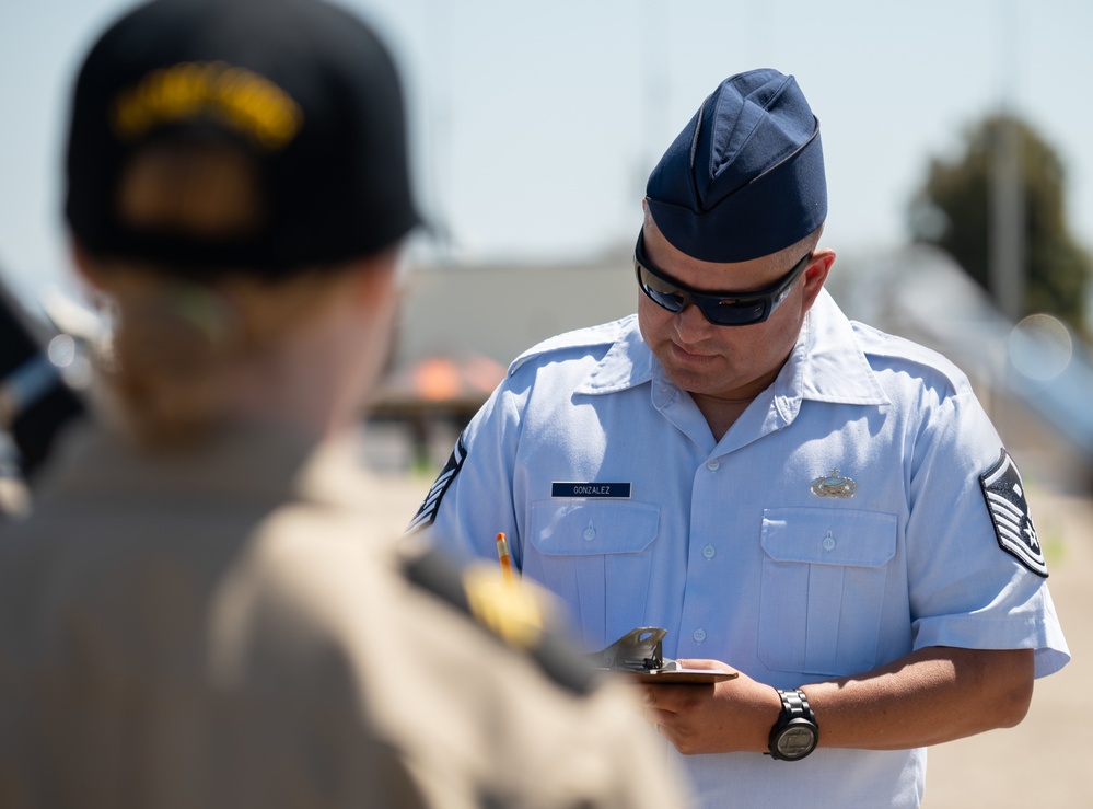 Airmen judge California Cadet Corps statewide drill competition