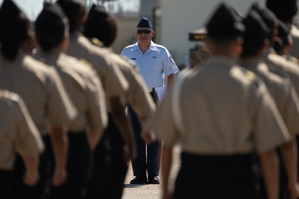 Airmen judge California Cadet Corps statewide drill competition