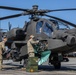 The 3rd Combat Aviation Brigade sends rounds down range during aerial gunnery