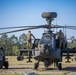 The 3rd Combat Aviation Brigade sends rounds down range during aerial gunnery