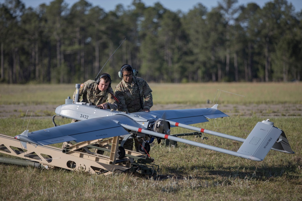 The 3rd Combat Aviation Brigade sends rounds down range during aerial gunnery