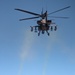 The 3rd Combat Aviation Brigade sends rounds down range during aerial gunnery