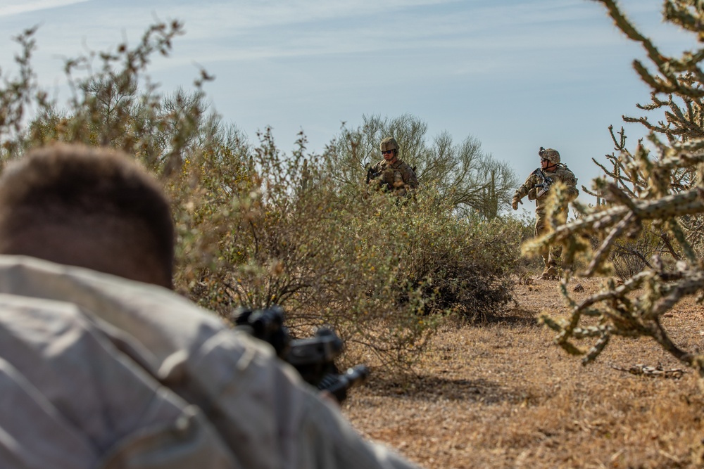 Arizona National Guard Soldiers Conduct Air Assault Training