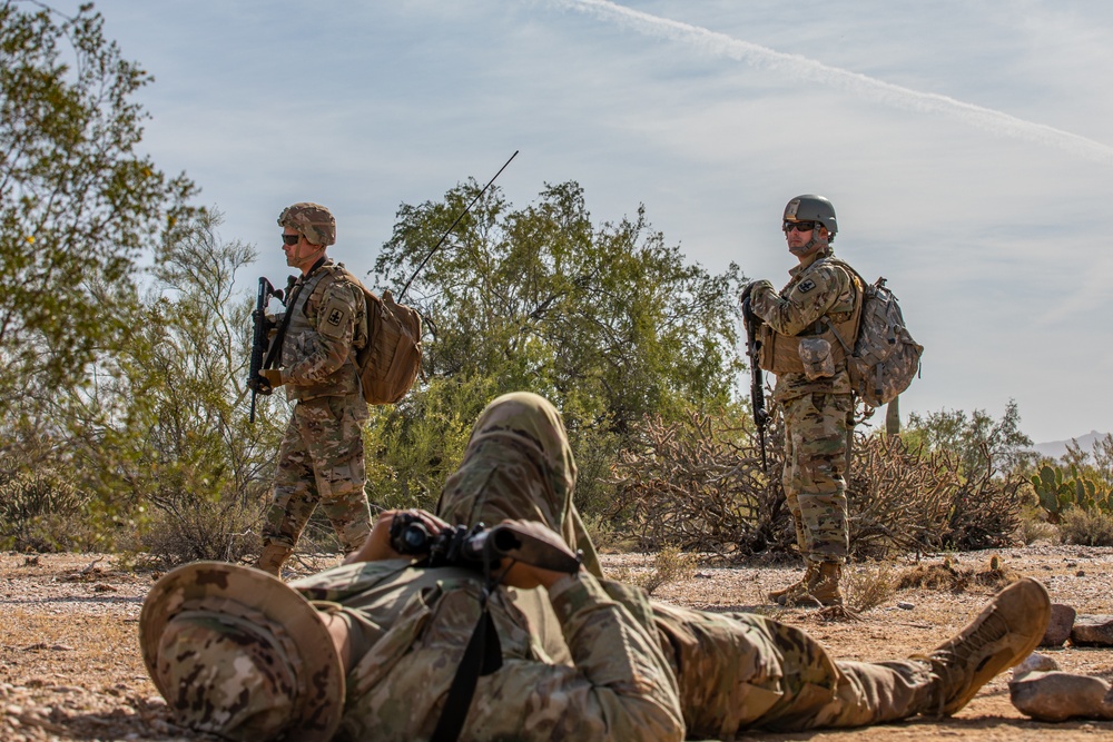 Arizona National Guard Soldiers Conduct Air Assault Training