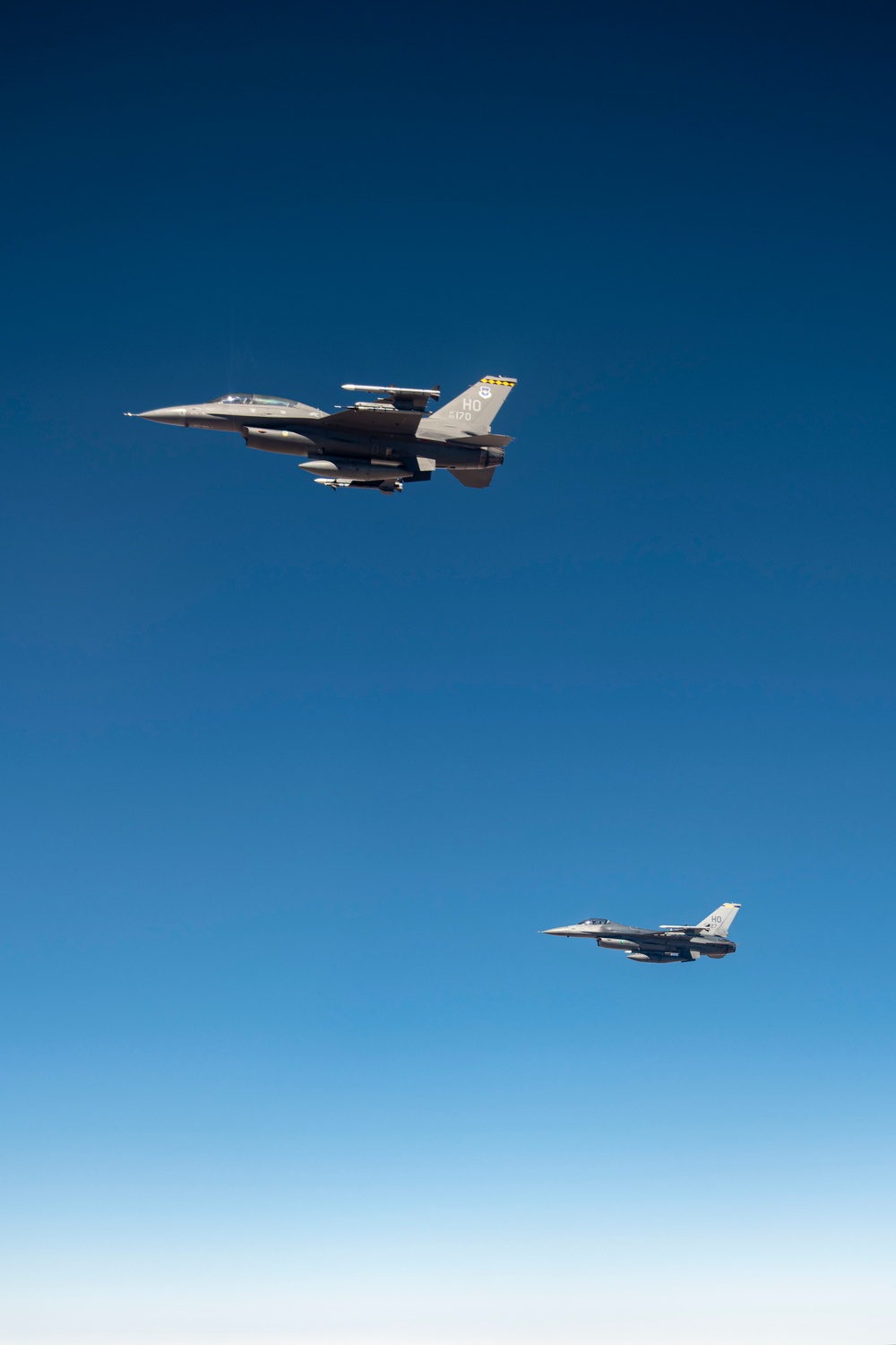 Fairchild KC-135s support Holloman F-16s