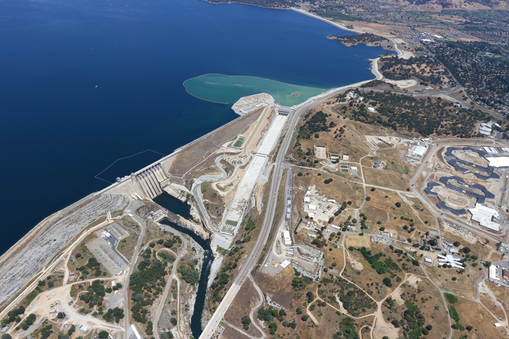 Folsom Dam Emergency Spillway Construction 2016