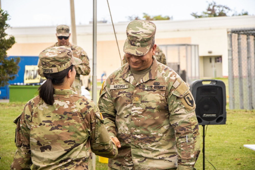 San Juan1st Lt. Karla Torres Advancement Ceremony