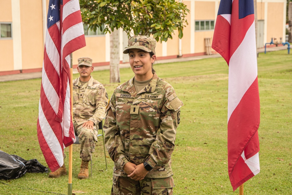 1st Lt. Karla Torres Advancement Ceremony