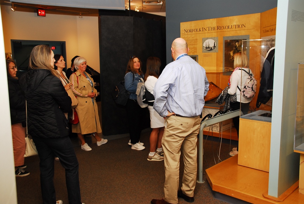 Guided tour at the Hampton Roads Naval Museum