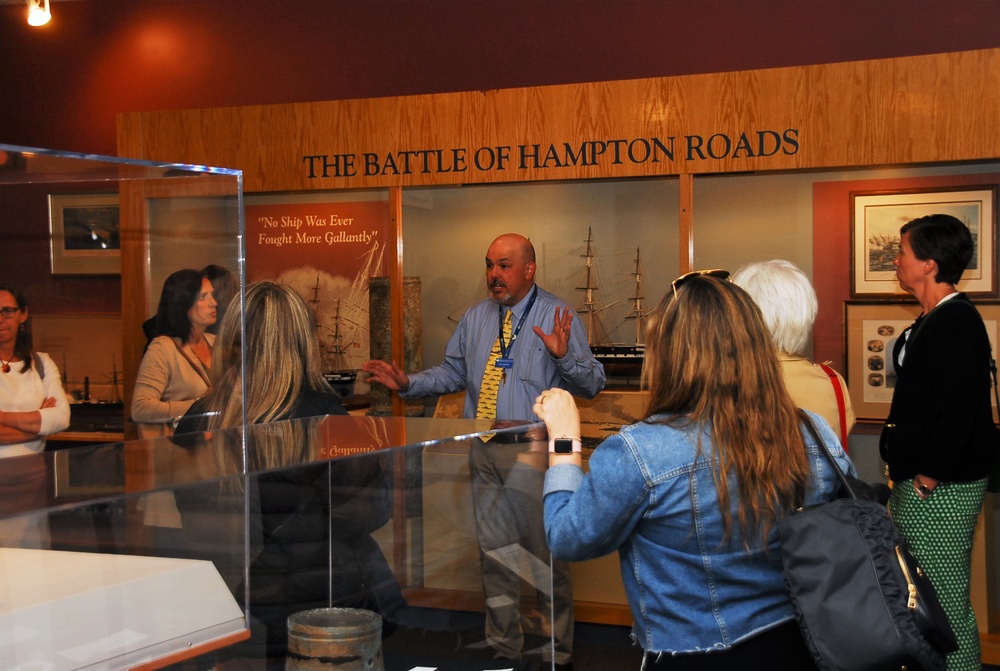 Guided tour at the Hampton Roads Naval Museum